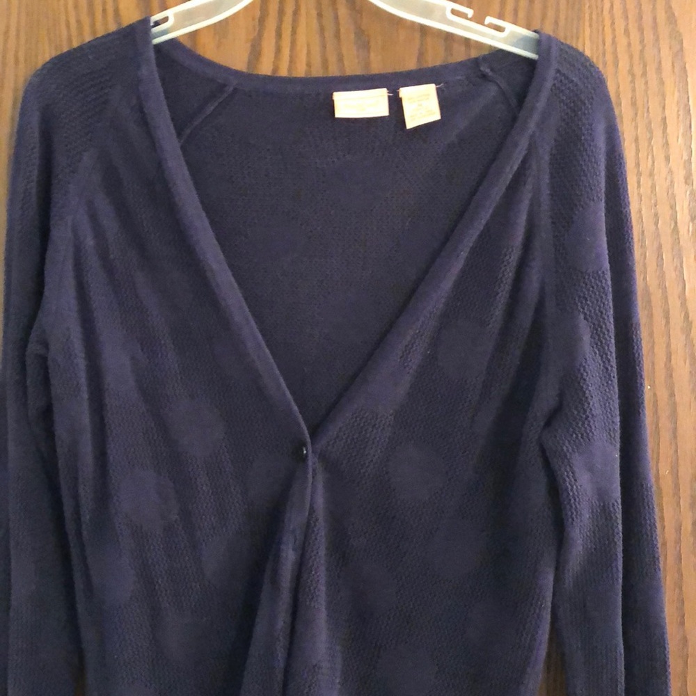 Navy blue cardigan